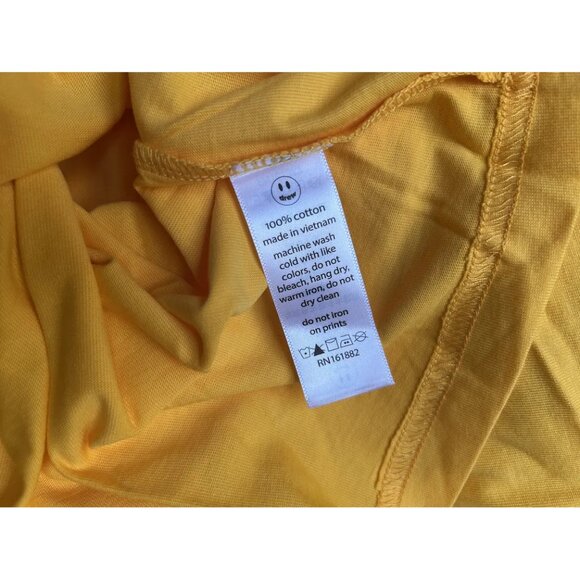 NWOT Drew House Floral Drew T-Shirt, Yellow Large - Picture 7 of 7